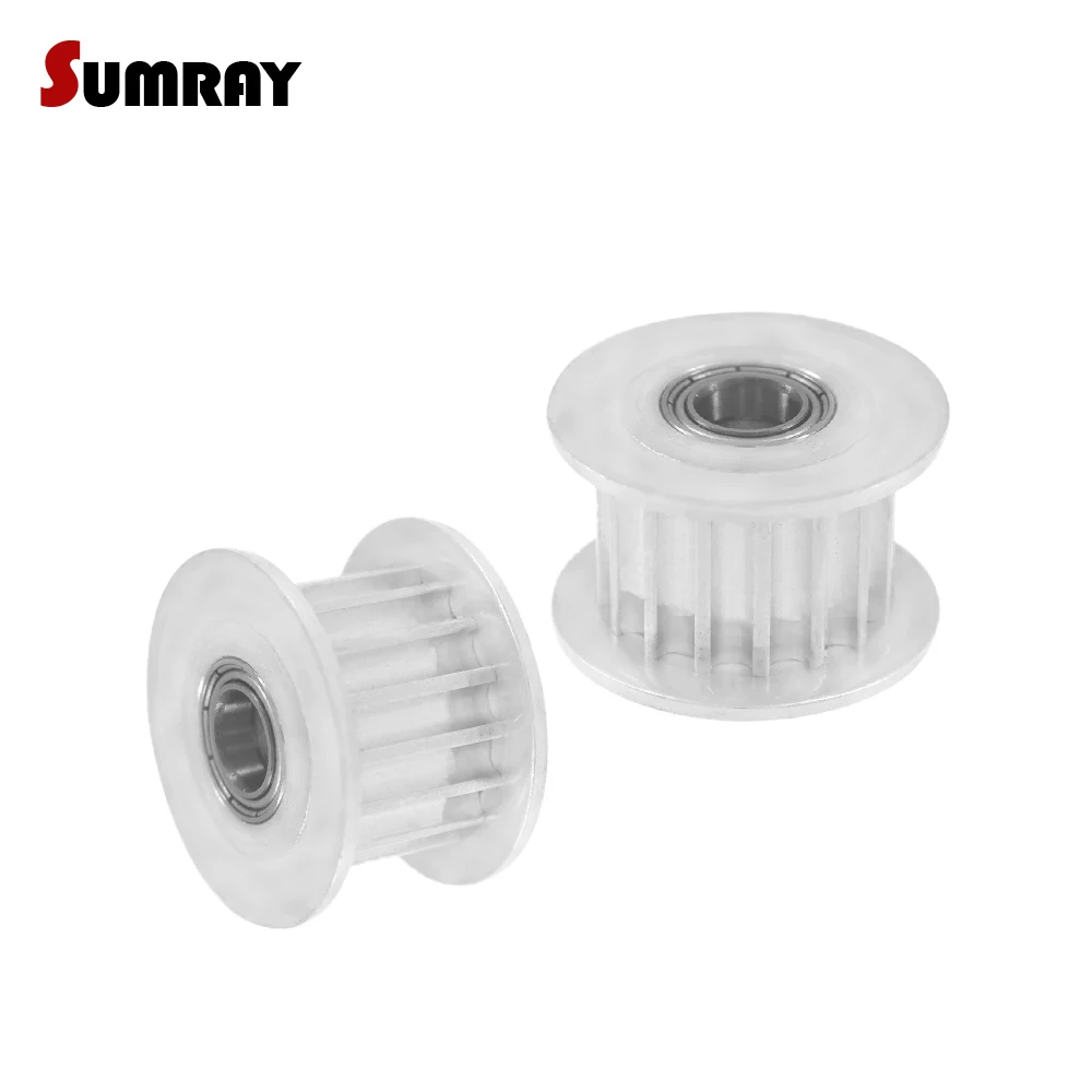 2pcs XL 16T Tension Belt Idler Pulley 5/7/8/9mm Inner Bore 11mm Width Passive Pulley Wheel for Sewing Machine
