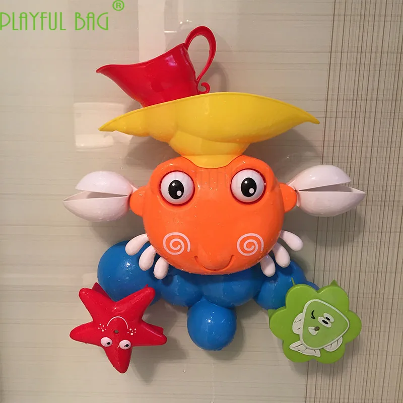 Bathroom bathing bathing toy crabs water tankers beach toys add children bathing fun Improving hands-on ability E27