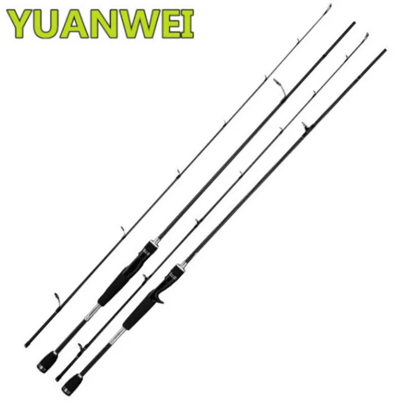 

YUANWEI Spinning Rod Casting Rod 2 Sec 2.4m/6-14lb M Power Carbon Lure Fishing Rods Pesca Olta Fishing Stick Baitcasting Rod