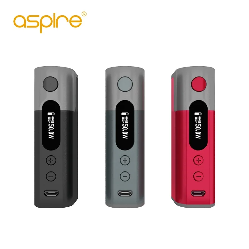 Aspire Zelos 50W Box Mod Originele Elektronische Sigaret TC Batterij Vape Mod 2000mAh Ingebouwde Lipo Batterij VV VW TC Vaper-modus