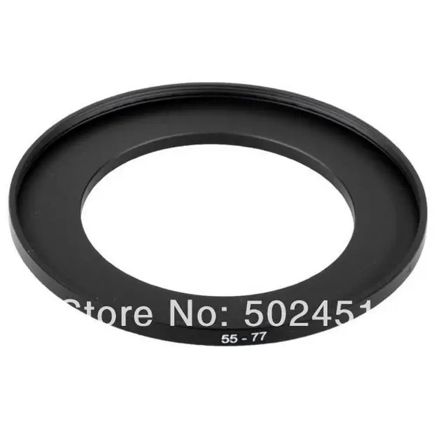 NEW 55 mét-77 mét bán kim loại Nhôm BLACK 55-77 mét 55-77 55 mét đến 77 mét Step Up Nhẫn Lọc Adapter HOT Bán Buôn!