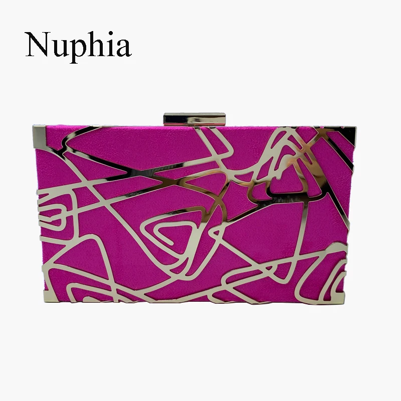 

Nuphia Faux Suede Velvet Evening Clutch Bags and Party Clutches Evening Bags for Women Yellow Royal Blue Red Bolsas