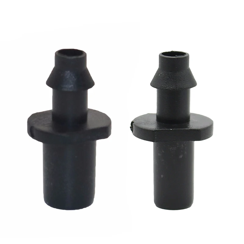 6 mm/7.5 mm Single Barb Straight Connector Water Quick Coupling Pipe Connector Plastic for Garden Irrigation 1/4