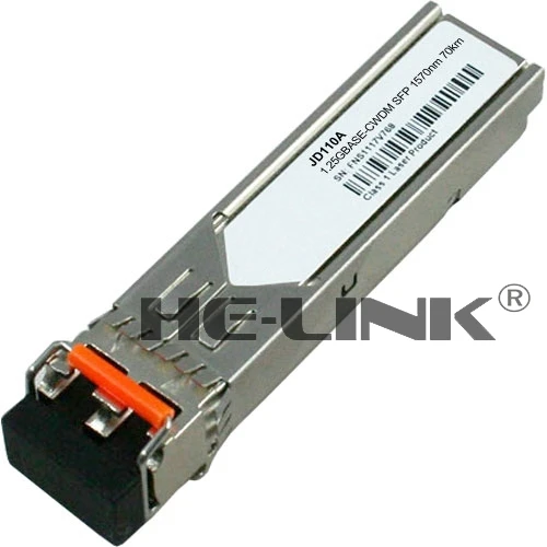 

JD110A-X170 1000BASE-LH70 CWDM SFP 1570nm 80km transceiver (Compatible with HP)