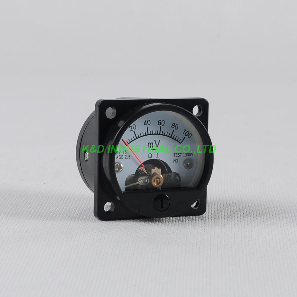 

1pc Voltage SO45 Panel Meter Gauge Black for 300B 2A3 845 50 Tube Amplifier