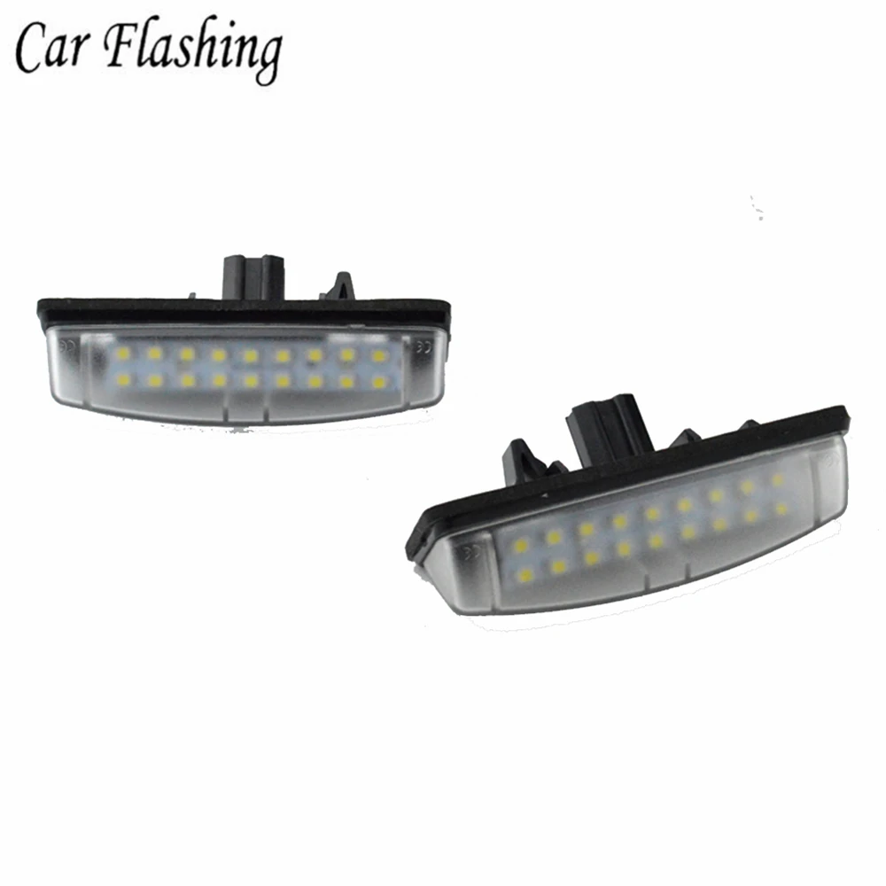 1 Set CanBus LED License Plate Lights for Toyota Camry Aurion Avensis Verso Echo Prius LEXUS Is200 Is300 1999-2005 Number Lamp