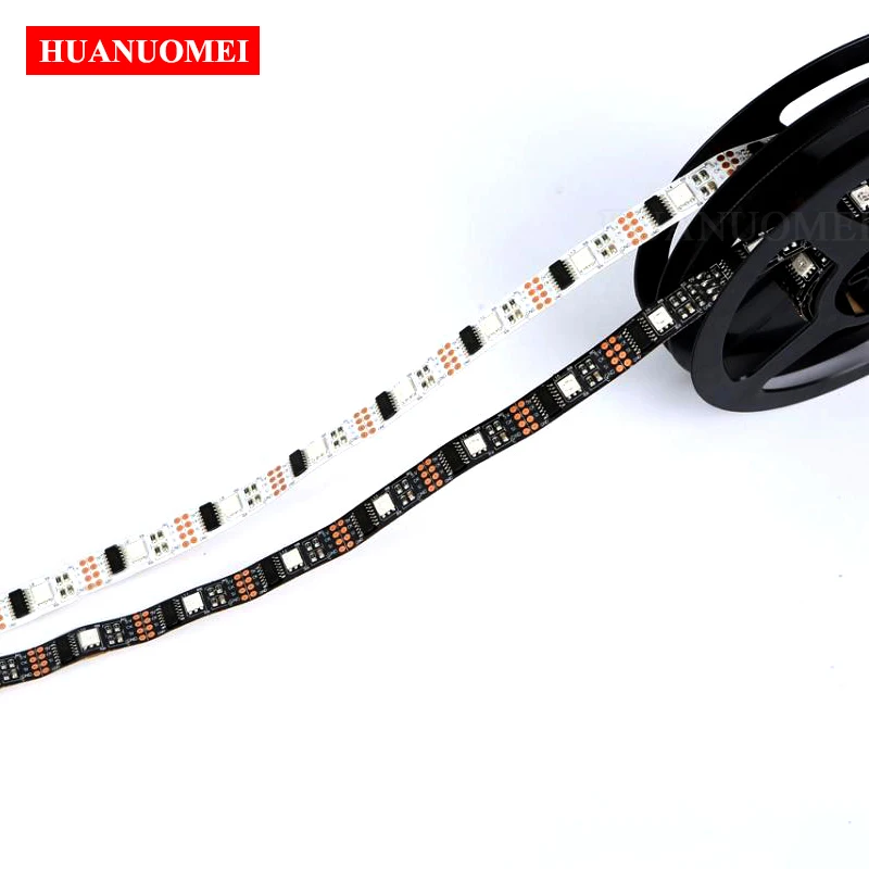 5M 32LEDs/m Smart Digital RGB WS2801 LED Strip 5050 SMD Pixel Raspberry Pi Arduino Development TV Light Flexible Tape