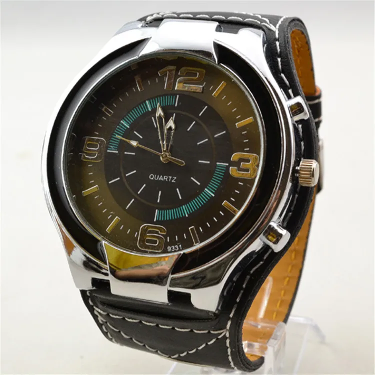 

2016 Fashion WoMaGe Brand Casual Men Watch Sport Wristwatches Pu Leather Strap Quartz Watches Gentleman Big Dail With relogio