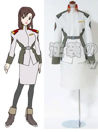 

Mobile Suit Gundam SEED DESTINY Murrue Ramius Man And Women Cos Anime Cosplay Costume Uniforms Clothing 11