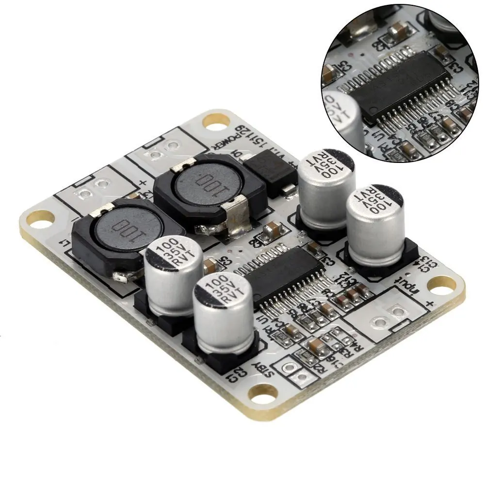 2PCS TPA3110 PBTL Mono Digital Amplifier Board 30W Amplifier Circuit Board Module