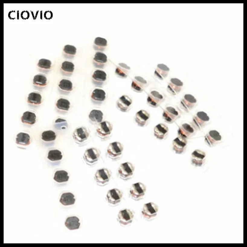 300PCS 15Values CD43 SMD Power Inductor Assortment Kit 1UH-680UH Chip Inductors High Quality CD43 Wire Wound