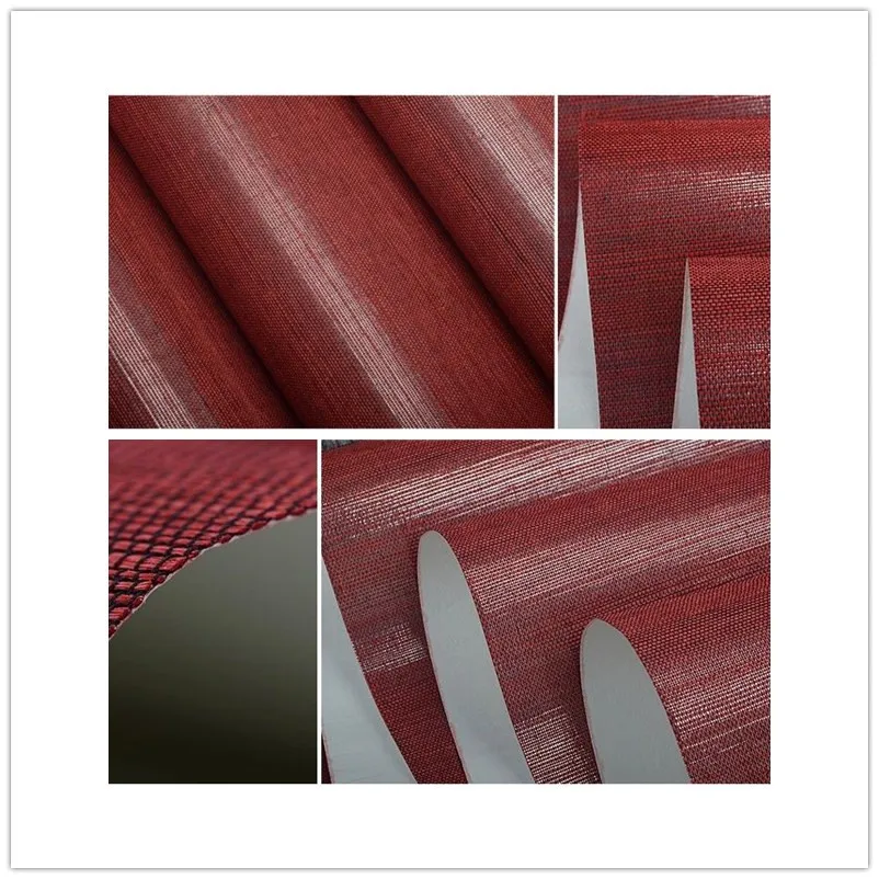 

red grasscloth sisal natural texures wallpaper 6002 for hotel ceiling office home club shop wall