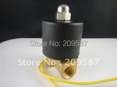 

220V AC 1/8" Electric Solenoid Valve Water Air N/C Gas Water Air 2W025-06