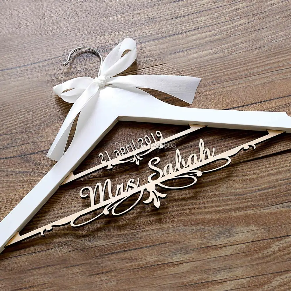 

Brown bridal hanger, wedding hanger, wedding dress hanger, bridal hanger, mrs hanger, bridal shower gift,