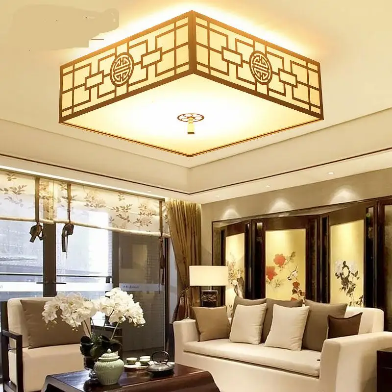 New Chinese style Ceiling Lights modern living room LED simple creative bedroom study room dining room lamp LU728308