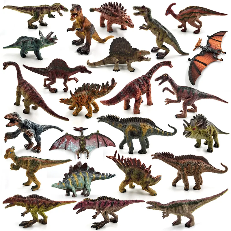 Simulation Tyrannosaurus Rex Triceratops Dinosaur Animal model Figurine home decor miniature fairy garden decoration accessories