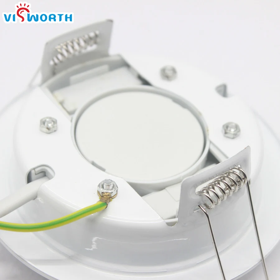 GX53 Base Lamp Base GX53 Lamp Holder Fix GX53 Led Bulb Gx53 Holder White Color Stainless Steel Base 8CM Cable Length