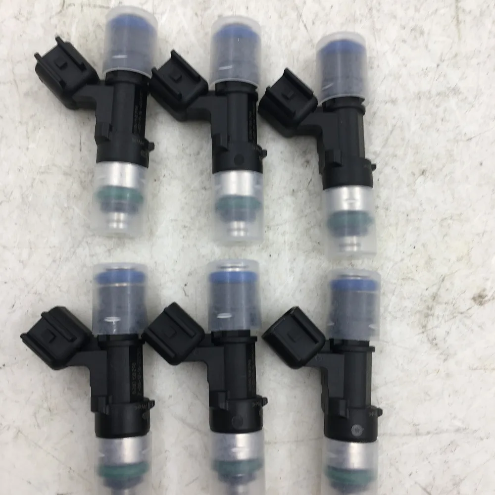 

SherryBerg 6 pcs FOR FORD 2013-2014 MUSTANG GT500 52 LB EV6 INJECTORS 0280158298 set of 6PCS rep. for bosch