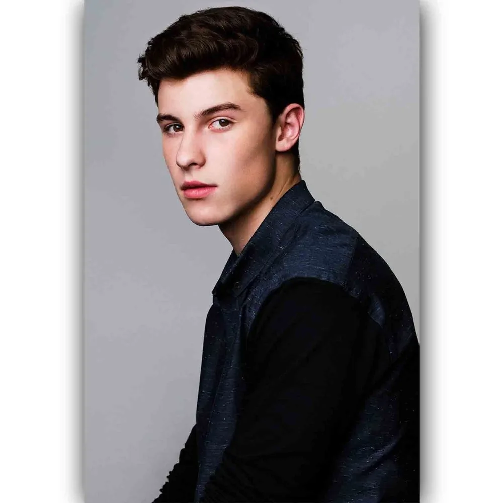 New Shawn Mendes Custom Rock Hip Pop Music-Silk Art Poster Wall Sicker Decoration Gift