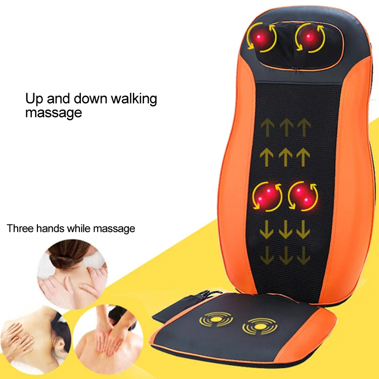 B08 Car massage cervical neck back waist massage cushion seat cushion car body multifunctional massage pillow