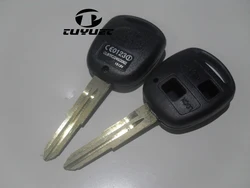 10 Stück Schlüssels chale für Toyota 2 Tasten Toyota für Toyota Hiace 2 Tasten Remote Key Shell