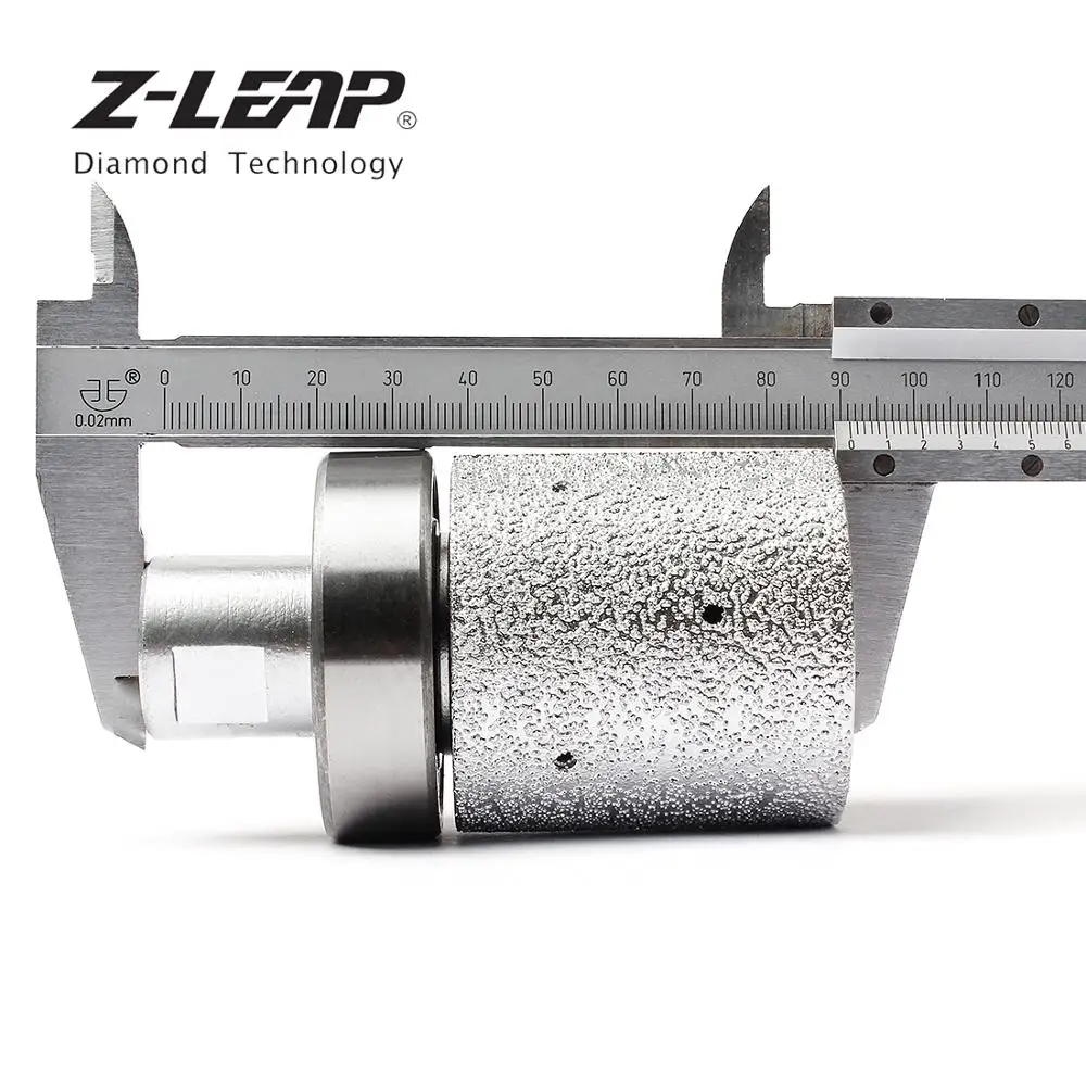 Z-LEAP 2 "Diamond กลองล้อสูญญากาศขัดหินอ่อนหินแกรนิตอ่างล้างจาน Edge เครื่องมือขัด 5/8-11 หรือ M14 ด้าย