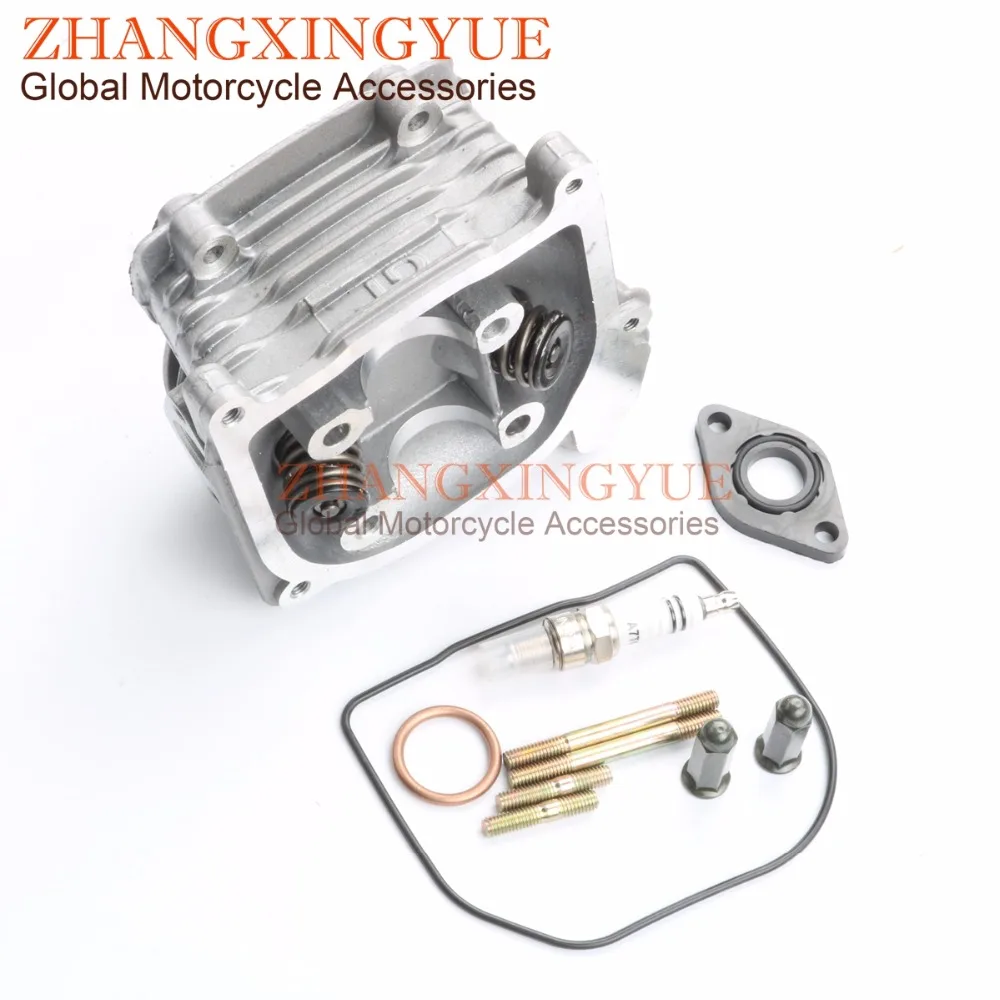 39mm-52mm NON EGR Cylinder Head Kit & Bolt for Peugeot V-Clic 50 4T LAEAGZ40 V-Clic 50 Silver Sport LAEAGZ 40 GY6 50cc 4T