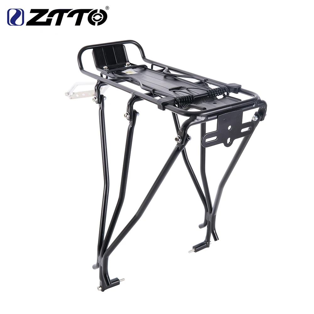 ZTTO Bicycle Rear Rack Mountain Bike Carrier Bicycle Luggage Carrier Shelf Cycling Seatpost Bag Holder For Disc Brake V Brake