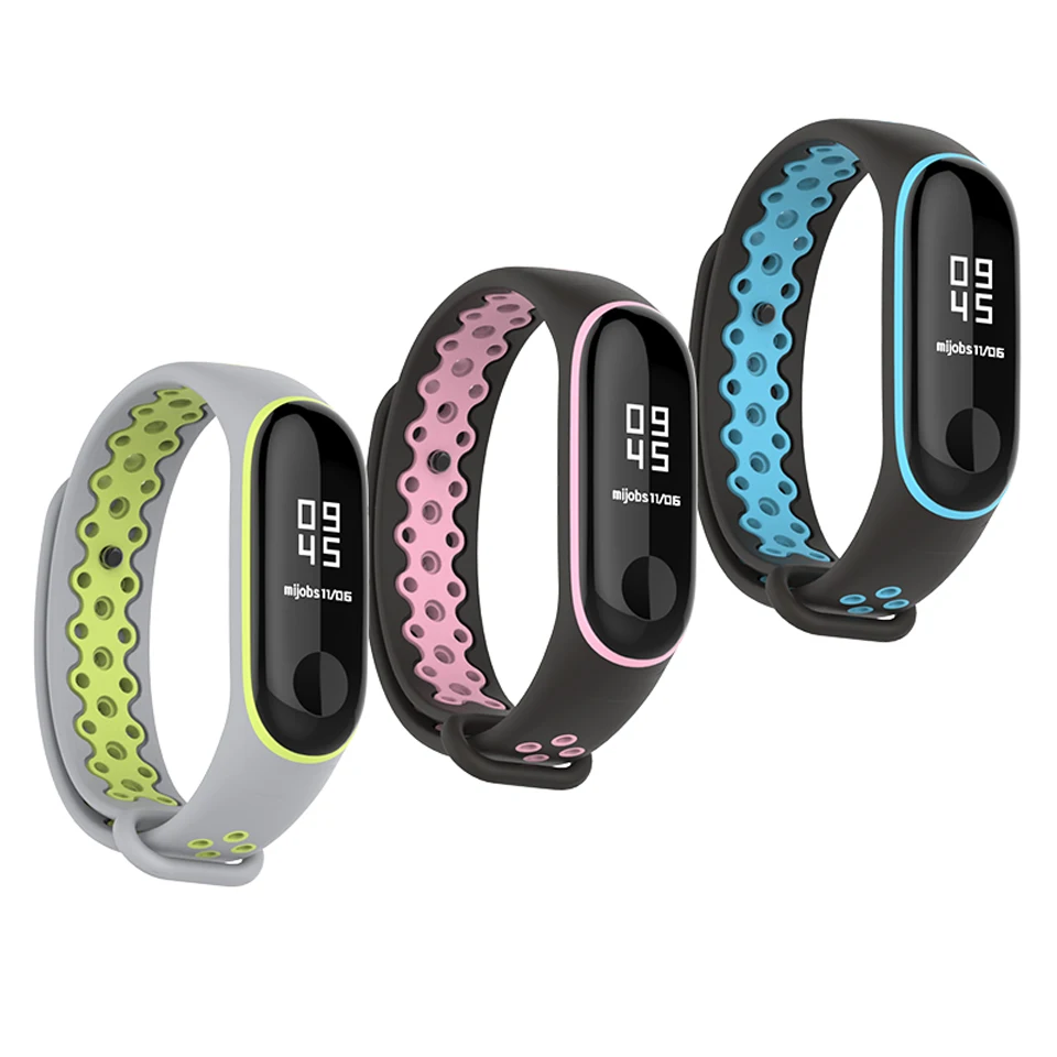 Strap for Mi Band 4 Silicone Transparent Bracelet Mi Bend 4 Belt for Xiaomi Correas Opaska Miband 3 NFC Xiomi Wristbands