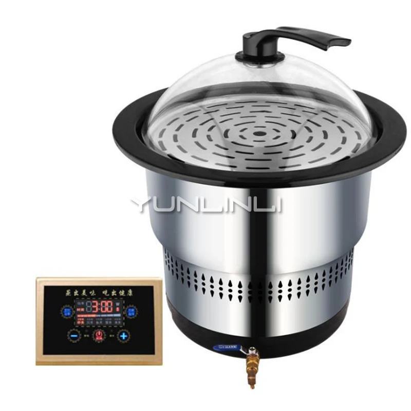 Intelligent Steam Hot Pot Commerical/Household Electric Hot Pot Stainless Steel Multifunctional Cooker