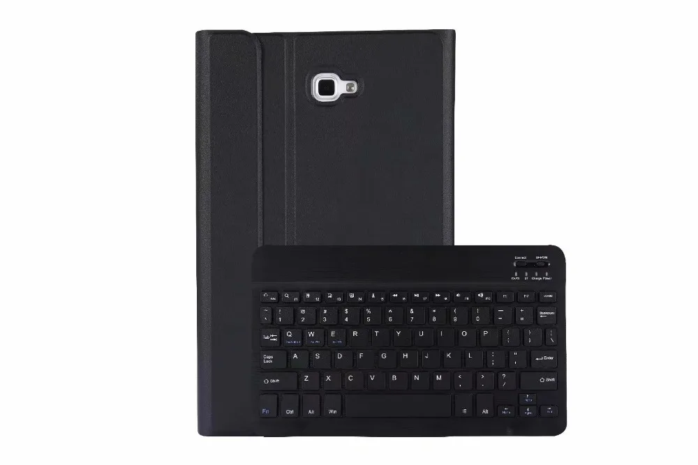 Bezprzewodowy zestaw słuchawkowy Bluetooth 3.0 etui na klawiaturę do Samsung Galaxy Tab w A6 10.1 2016 T585 T580 SM-T580 T580N tablet Funda pokrywa + długopis