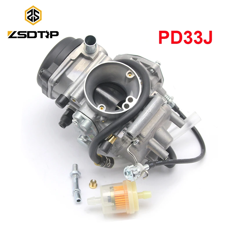 ZSDTRP PD33J 33mm Carburetor 400cc for Wolverine 350 YFM350 YFM400 Baja Wilderness BIG BEAR 400 2x4 4x4 YFM400 2000-2012