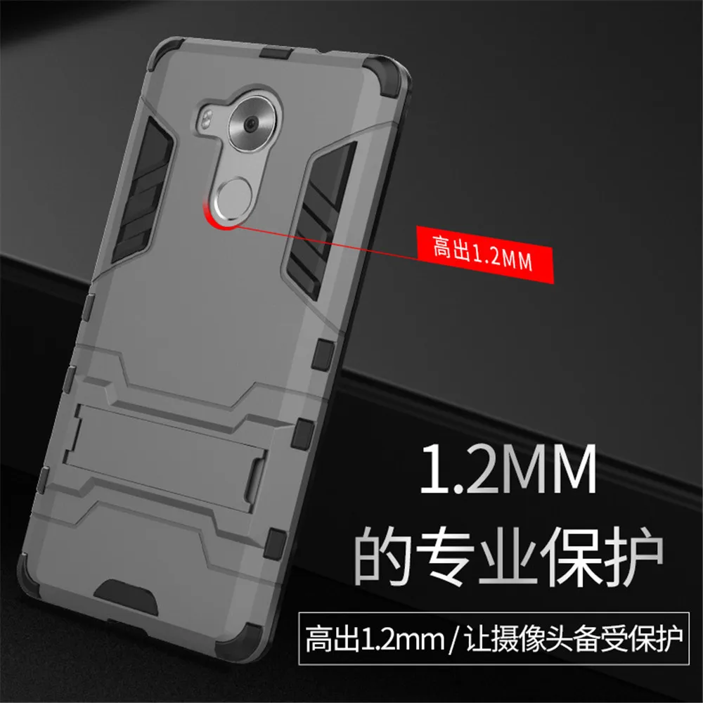 Schokbestendig Armor Case Voor Huawei Mate 8 Mate 8 Siliconen Kickstand Houder Case Voor Huawei Mate 8 Voor Mate 8 cover Fundas