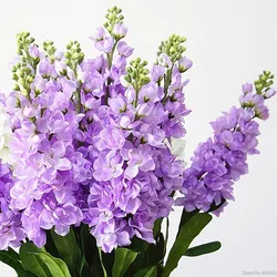Hyacinth Violet Flower Fake Silk Artificial Flowers Mariage Birthday Party Bridal Floral Home Decoration Ornamental Flores