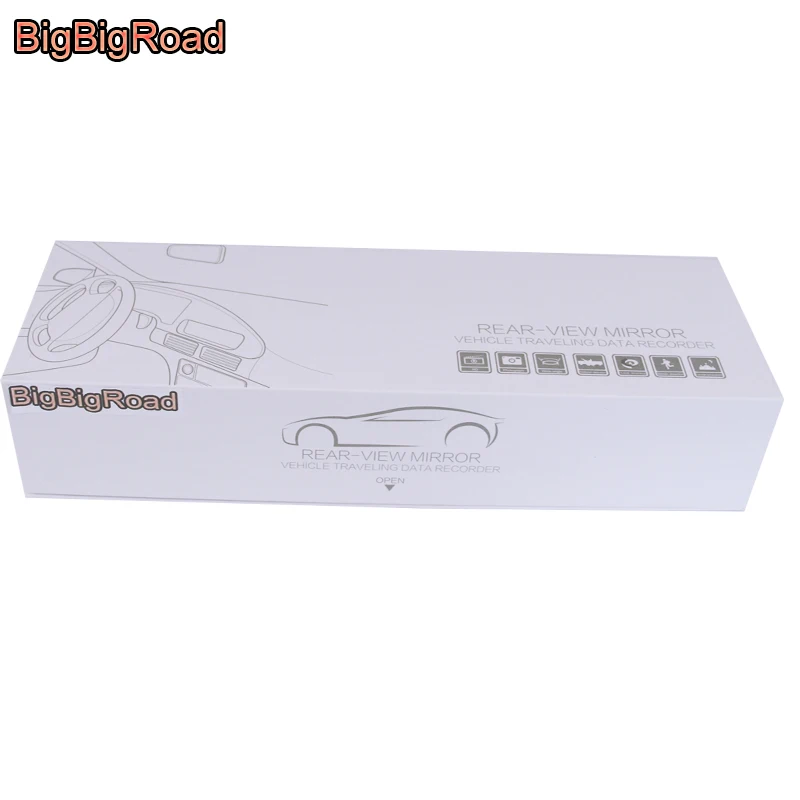 

BigBigRoad 7 Inch Rear View Color LCD Car Monitor / Backup Parking Reversing HD Display Screen / Rearview Mirror