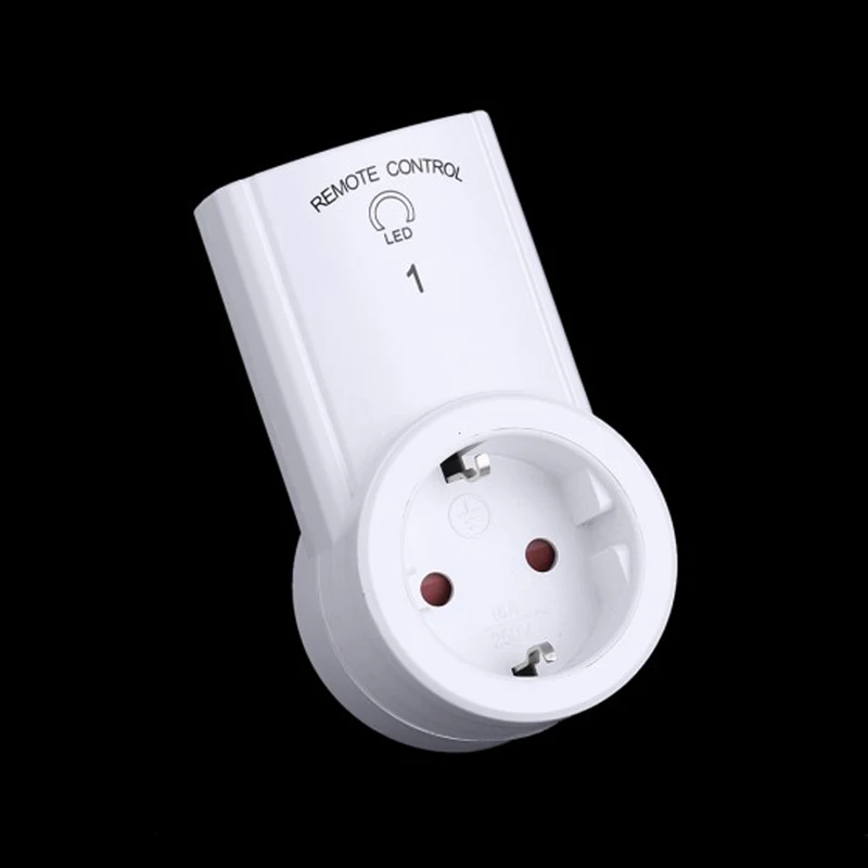 EU Cắm Wireless Điều Khiển Từ Xa Ổ Cắm Điện Chuyển Đổi Ánh Sáng Cắm Outlet ổ Cắm Cắm Điện Nhà Điều Khiển Từ Xa Switcher Outlet
