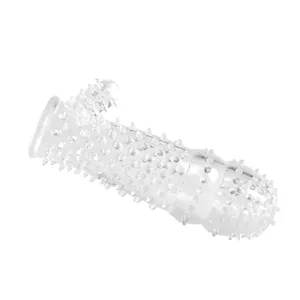 زيوت التشحيم الواقي الذكري القابلة لإعادة الاستخدام محكم كم موسع برغي الموضوع غطاء القضيب الديك الدائري هزاز غمد الواقي الذكري فحم الكوك الجنس اللعب للرجال أعلى 8 مبيعات للواقي الذكري القابل لإعادة الاستخدام - رقم 1