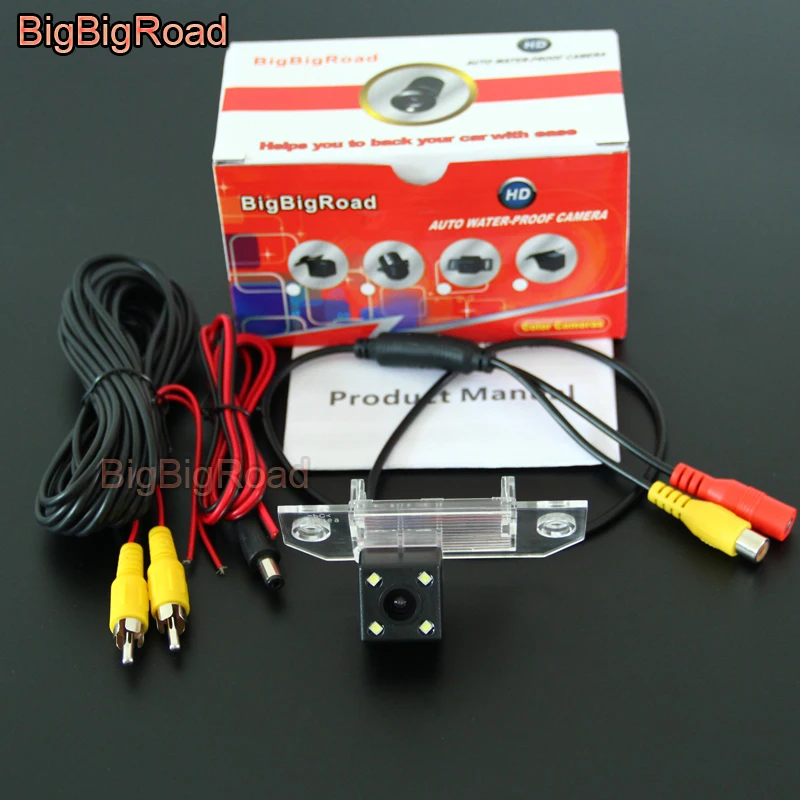 

BigBigRoad Car Rear View Reverse Parking CCD Camera For Skoda Octavia Tour 2008 2009 2010 2011 2012 / Laura 2006 Night Vision