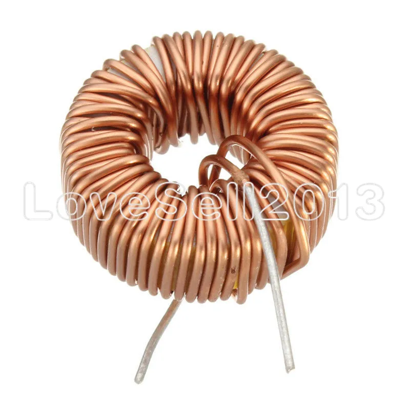 5Pcs Toroid Core Inductors Wire Wind Wound for DIY mah--100uH 6A Coil