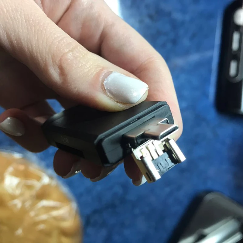 High-speed 3 In 1 OTG Card Reader Type C micro USB & USB Universal TF/SD for Android Computer