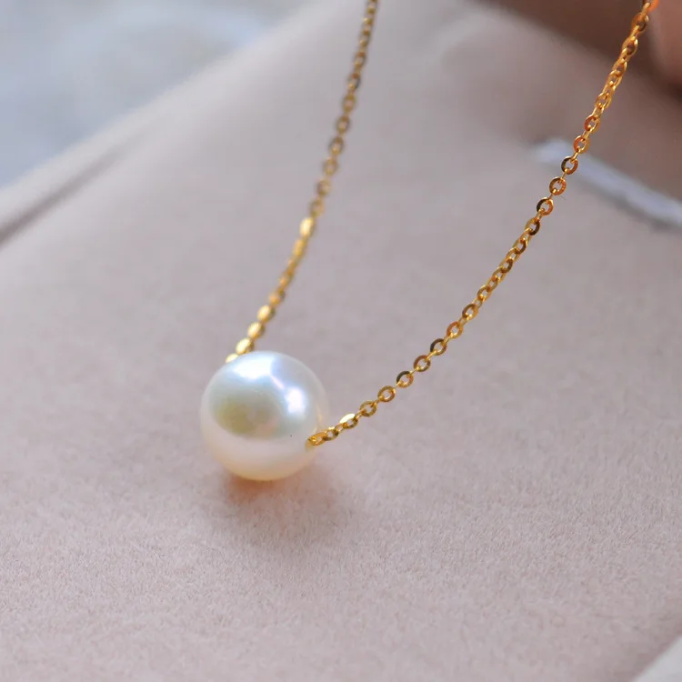 New Simple Fashion Top Quality Pearl Jewelry Choker Necklace Gold Chain Statement Necklace & Pendants Gifts For Women