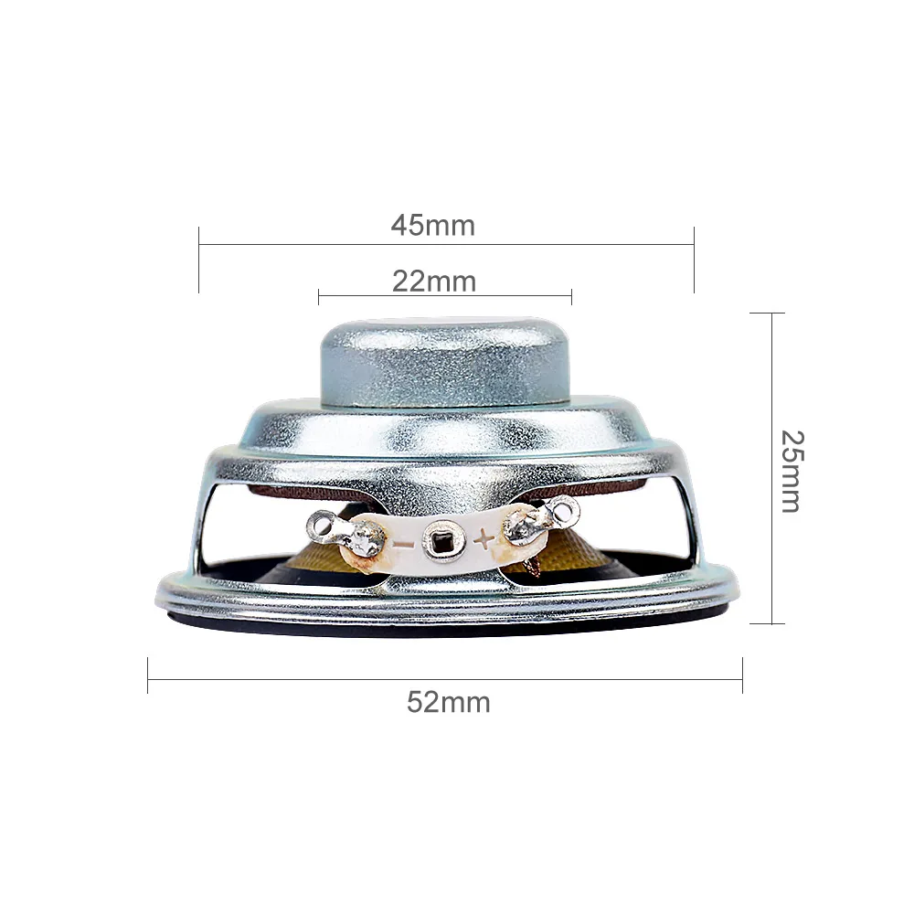 AIYIMA 2Pc Mini Audio Tragbare Lautsprecher 52MM 4 8 Ohm 5W Wasserdicht Glasfaser Vollständige Palette Bluetooth Lautsprecher DIY Zuhause Sound Theater