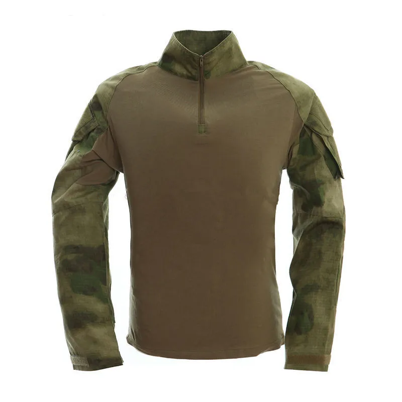 

2024 Brand Male Camouflage T-shirts Army Combat Tactical T Shirt Military Men Long Sleeve T-Shirt Hunt T-shirts S-3XL