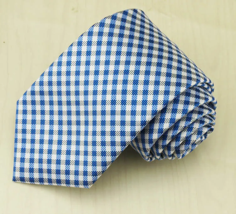 (1 pieces/lot)Man high-quality tie/white and blue stripe pattern/men's  8cm business formal clothes  necktie free shipping