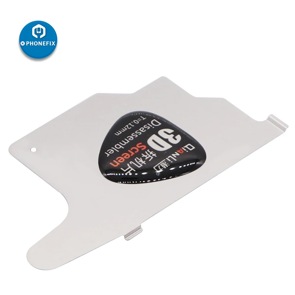 Qianli ToolPlus 0.12มม.3D Ultra ThinสแตนเลสสตีลPryเปิดใบมีดถอดการ์ดสำหรับiPhoneเปิดซ่อม