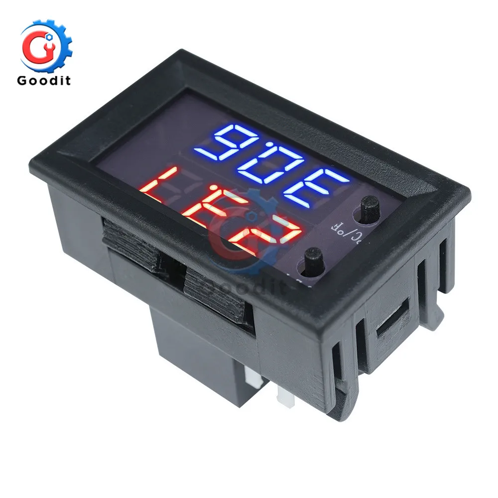 W1209WK W1209 WK W1219 DC 12V LED Digital Thermostat Temperature Control Thermometer Thermo Controller Switch Module +NTC Sensor