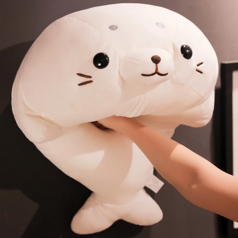 1pc 50/60cm Soft Down Cotton Lying Seal Plush Toys Lovely Stuffed Animal Doll Kawaii Pillow Home Decor Brinquedos Gift for Kids