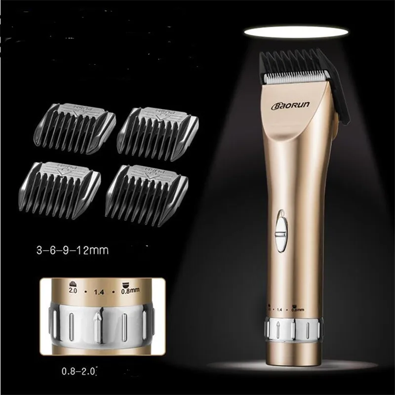 Tagliacapelli elettrico in ceramica per uomo barbiere taglio rasoio uomo precisson toelettatura facciale taglio di capelli rasoio tagliacapelli