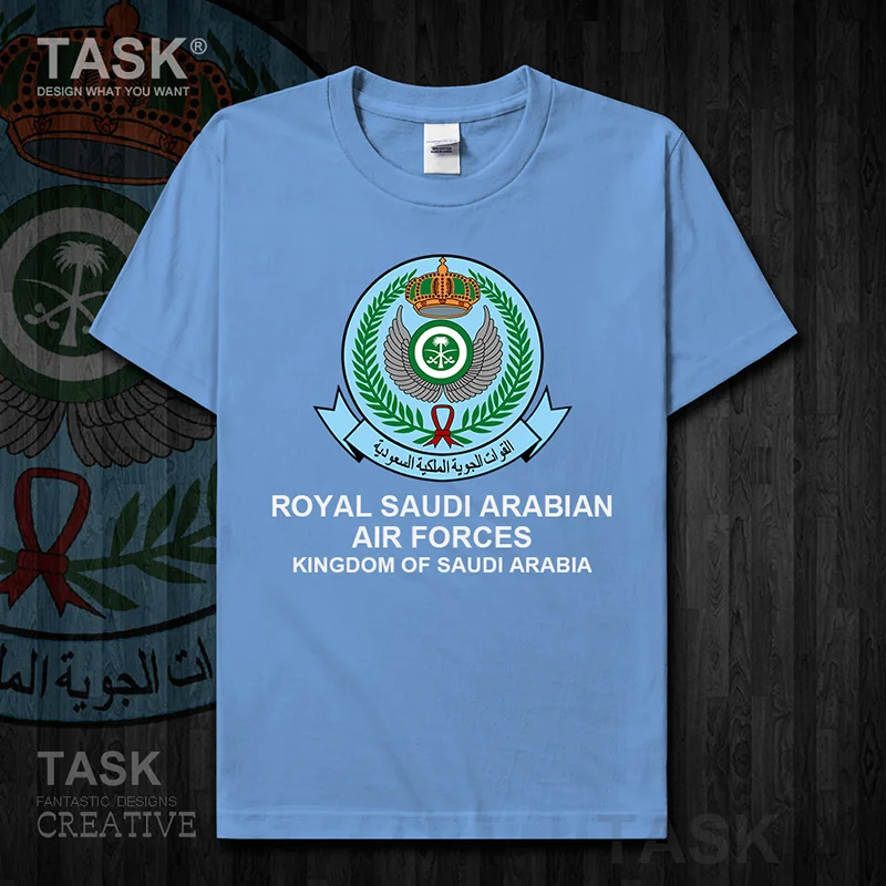 Air Force Saudi Arabia SA SAU sports casual jerseys Tactical clothes Short sleeve new Tops t shirt mens cotton   01