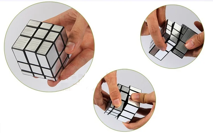 Shengshou quebra-cabeça cubo 3x3x3 em linha reta desenho espelho torção jogo fortalecer o profissional magnético velocidade quebra-cabeça cubo